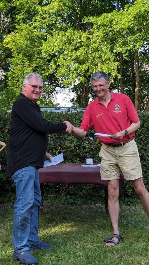Ken Willingale wins the Sighters Sweep lowest score without a miss